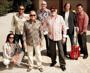 This is the version of the Beach Boys that you'll be seeing featuring Bruce Johnston (third from left) and Mike Love (third from right). Note, no Brian Wilson.