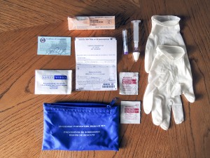 Material from the Narcan kit that comes with the free training.