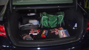 Be prepared with car safety supplies. (Photo courtesy of State Farm)