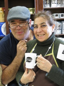 Coffee Lovers Georgio Testani and Lydia Moreno