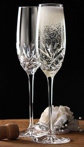 Toasting glasses that may have been used by grandparents or parents add another layer of tradition to a wedding day.