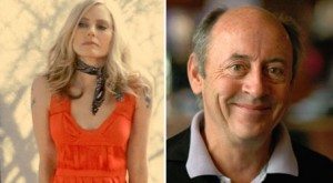Aimee Mann (left) and Billy Collins (right) have shared a stage on more than a few occassions