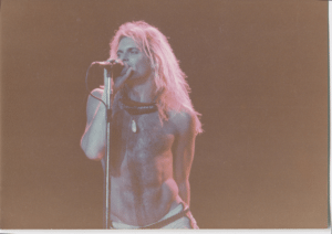 David Lee Roth crooning in the early 1980s