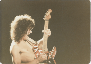 Eddie Van Halen shredding early 1980s