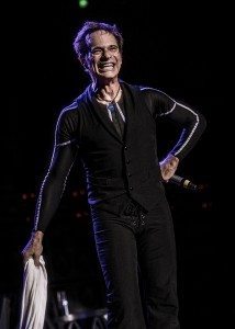 The crowd at Nikon at Jones Beach gave David Lee Roth plenty to smile about (Photo by Tommy Von Voigt)