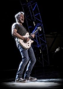 Eddie Van Halen shredding like only he can (Photo by Tommy Von Voigt)