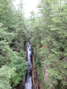 Ausable Chasm’s scenic trails offer breathtaking views from natural stone walkways, stairs and bridges, but rafting or tubing at the bottom through the narrowest and deepest region made for an unforgettable day. (Photo by Sheri ArbitalJacoby)