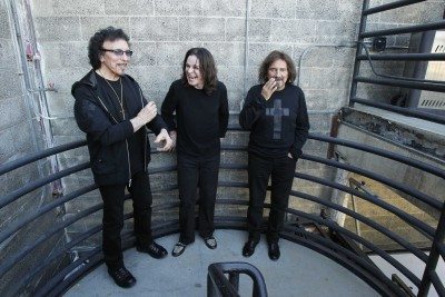 Black Sabbath from left: Tony Iommi, Ozzy Osbourne, Geezer Butler