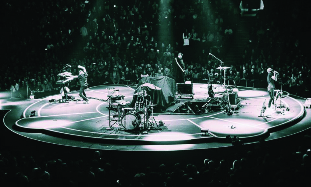 The band at The Barclays Center (Photos courtesy of X Ambassadors website)