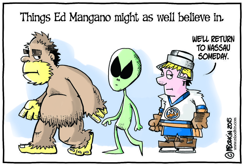 Mangano Islanders cartoon