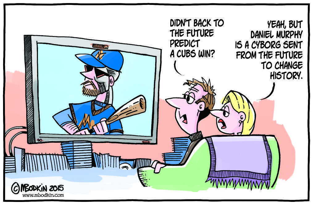 Back to the Future Mets cartoon