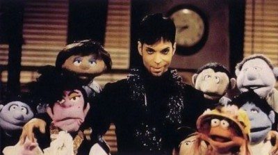 Prince appearing on a 1997 episode of Muppets Tonight