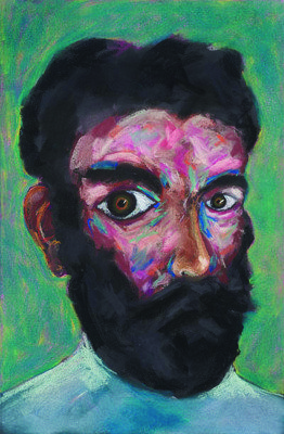 May 2016 museum exhibits Lucas Samaras, Head #145, July 16, 1981, pastel on paper. The Morgan Library & Museum, Gift of Lucas Samaras and Arne Glimcher. Photography by Graham S. Haber, 2015. © Lucas Samaras, courtesy Pace Gallery.