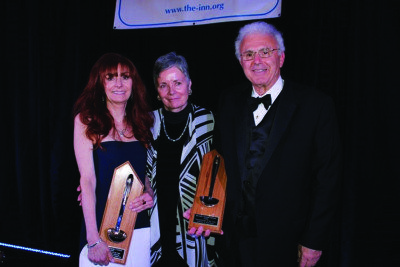 Honoree Constance M. Cincotta, INN Executive Director Jean Kelly and honoree Jeffrey D. Forcelli 