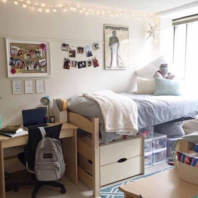 Utilizing the small space that is a dorm room can be tricky. 