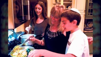The producer/director’s mom, Ruth Seif, is cooking up delicacies with her grandchildren.