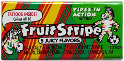 fruit stripe chewing gum
