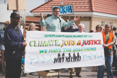 Climate March Long Island Photo by Arien Dijkstra
