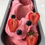 Strawberry gelato