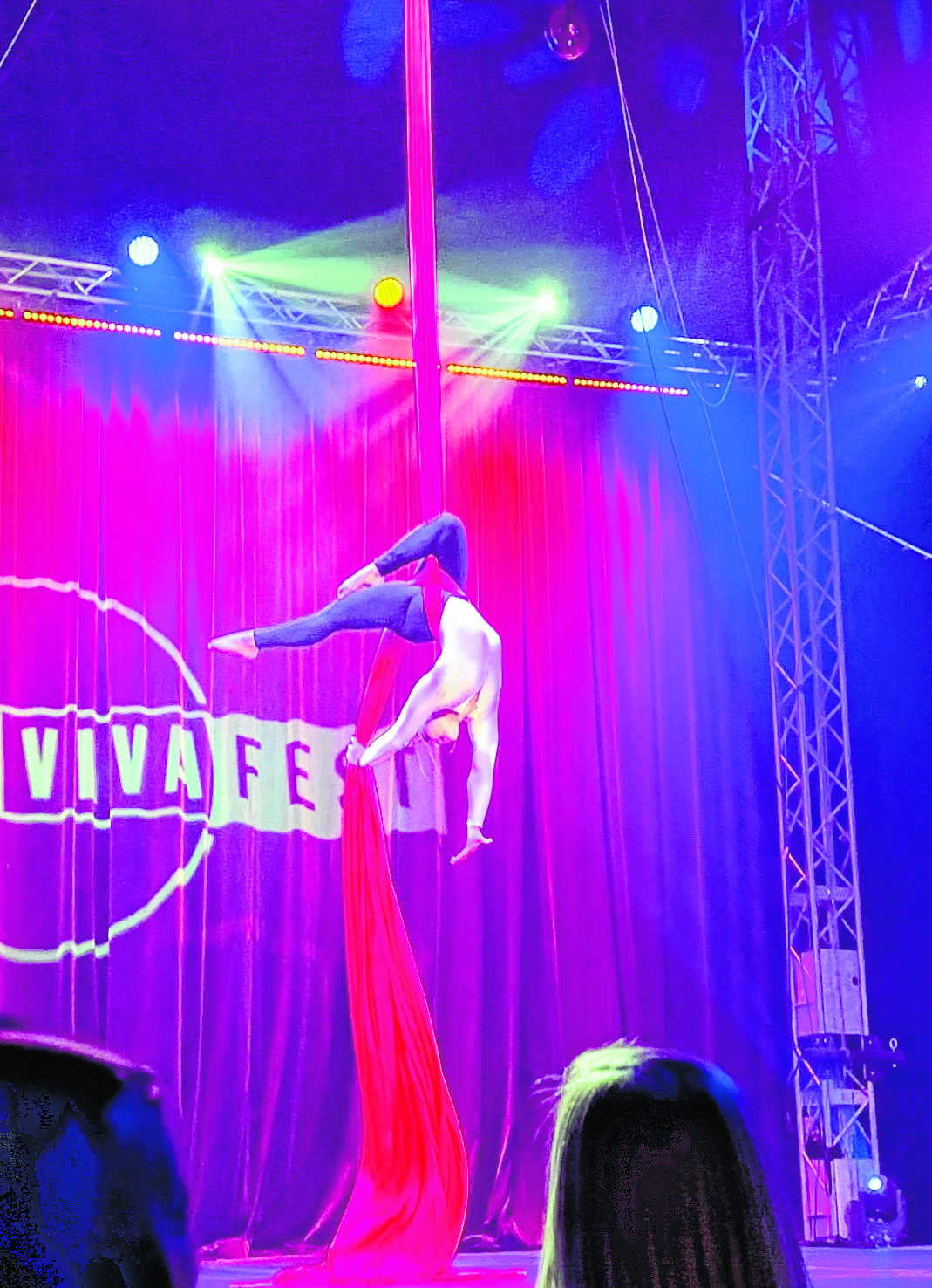 Sky High Marvel: Local Aerial Performer Mesmerizes With Gravity-Defying Feats